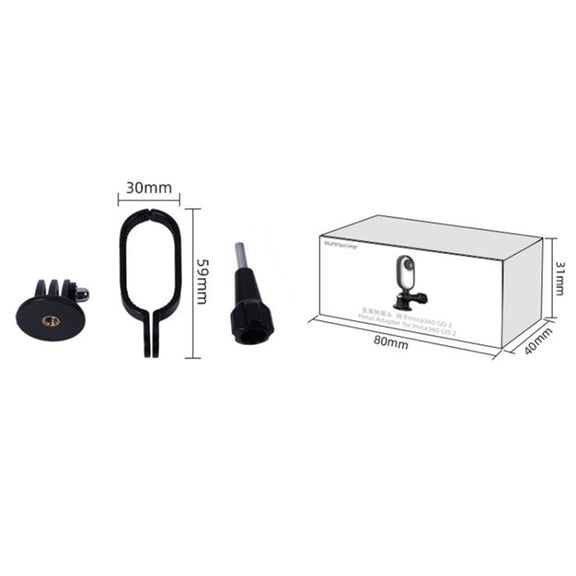 Sunnylife IST-Q9439 for Insta360 GO Metal Protective Frame with 1/4 inch Adapter & Screw