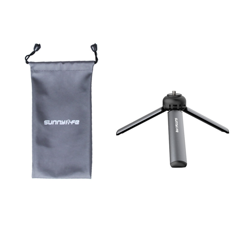 Sunnylife for Insta360 GO / DJI Osmo Action / GoPro Mount Bracket Stabilizer Aluminum Alloy Mini Tripod