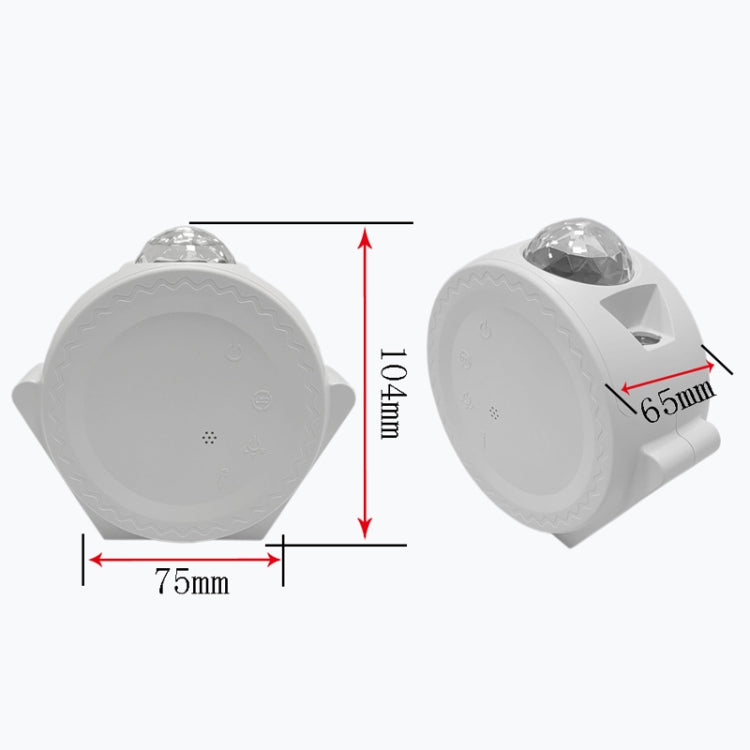 SC511 3 In 1 Watermark Starry Sky Projector Graffiti Smart Atmosphere Night Light, Light color: Black WiFi