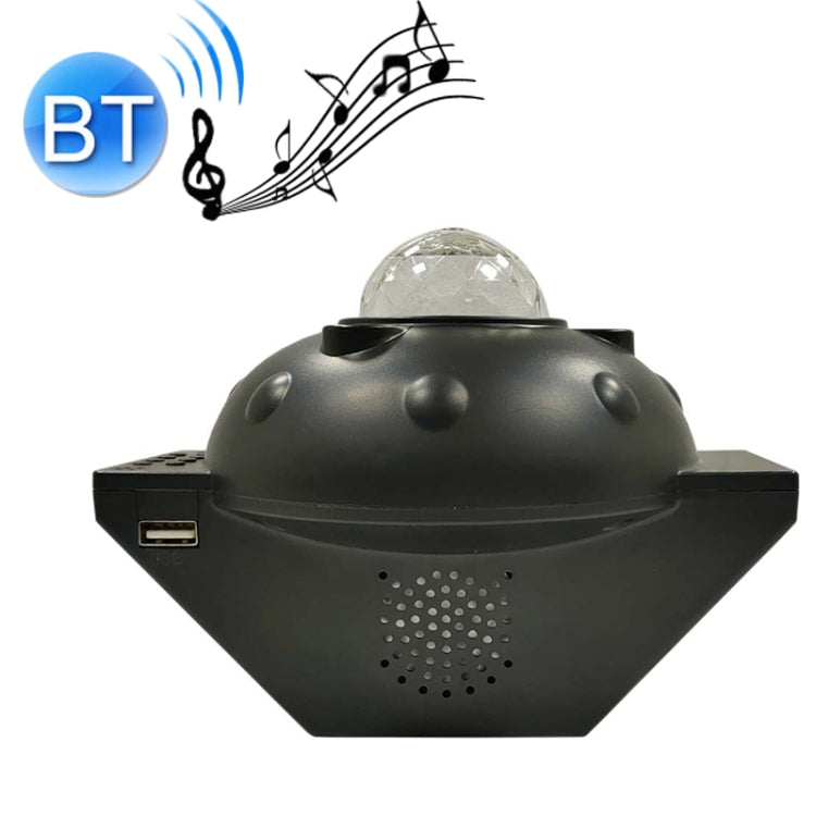 SC522-01 USB Bluetooth Music Watermark Starry Sky Projection Light LED Stage Light Night Light(Black)