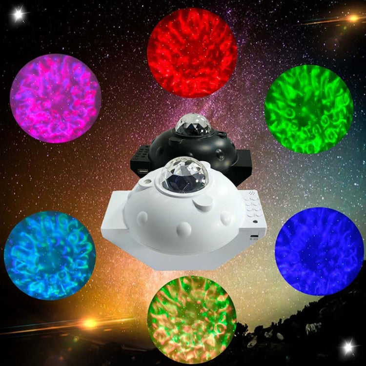 SC522-01 USB Bluetooth Music Watermark Starry Sky Projection Light LED Stage Light Night Light(Black)