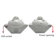 SC522-01 USB Bluetooth Music Watermark Starry Sky Projection Light LED Stage Light Night Light(Black)