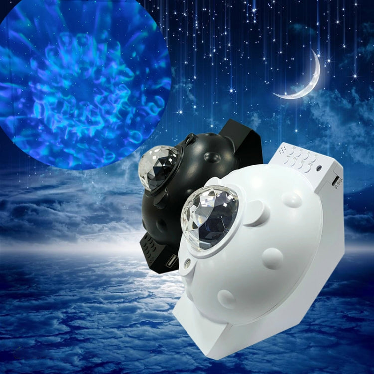 SC522-01 USB Bluetooth Music Watermark Starry Sky Projection Light LED Stage Light Night Light(Black)
