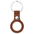 Anti-scratch Top-layer Cowhide Leather Protective Cover with Hanging Buckle for AirTag(Brown) - Other by PMc TechLife | Online Shopping South Africa | PMc TechLife | Buy Now Pay Later Mobicred