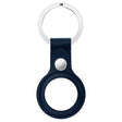 Anti-scratch Top-layer Cowhide Leather Protective Cover with Hanging Buckle for AirTag(Deep Blue) - Other by PMc TechLife | Online Shopping South Africa | PMc TechLife | Buy Now Pay Later Mobicred