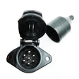 VS270E 24V 7P Socket Trailer Signal Transmission Connector EU Plug - Terminal connectors by PMC TechLife | Online Shopping South Africa | PMC TechLife | Buy Now Pay Later Mobicred