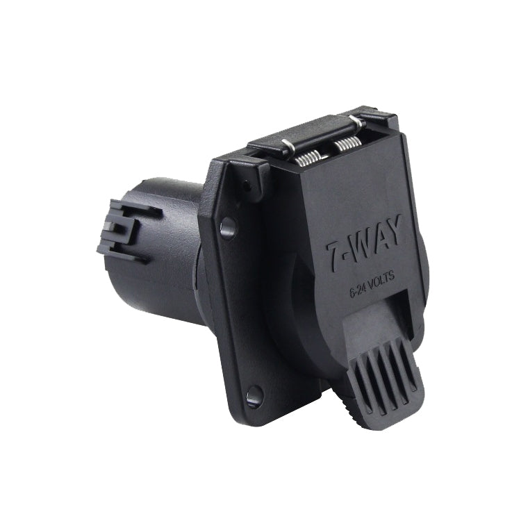 2 PCS VS170U-1 6-24V 7P Water-resistant Trailer Plug Socket Connector RV Yacht Power Plug US Plug