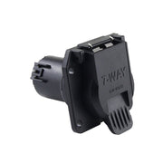 2 PCS VS170U-1 6-24V 7P Water-resistant Trailer Plug Socket Connector RV Yacht Power Plug US Plug