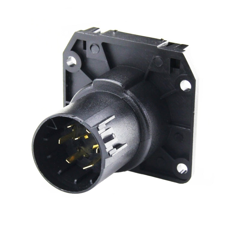 2 PCS VS170U-1 6-24V 7P Water-resistant Trailer Plug Socket Connector RV Yacht Power Plug US Plug