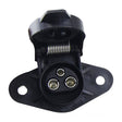 2 PCS VS130E 3P 12V PVC Trailer Connector Socket EU Plug - Terminal connectors by PMC TechLife | Online Shopping South Africa | PMC TechLife | Buy Now Pay Later Mobicred