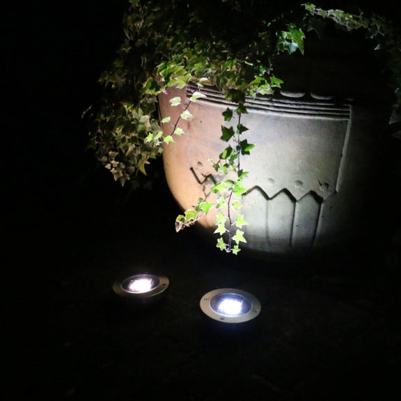 Outdoor Solar Buried Light Household Garden Grass Ground Water-resistant Lamp(Warm Light)