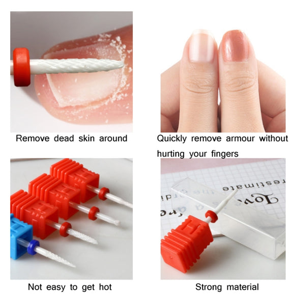 3 PCS Ceramicv Nail Polisher Electric Nail Polisher Accessories(OMT-32)