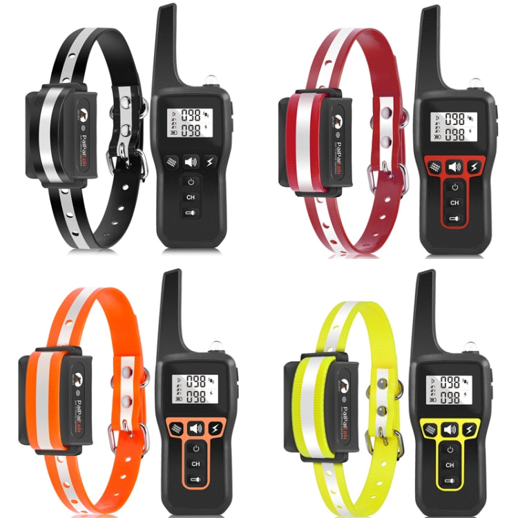 PaiPaitek PD529 Remote Control Dog Training Device Voice Control Anti-Barking Device Dog Training Device(Yellow)