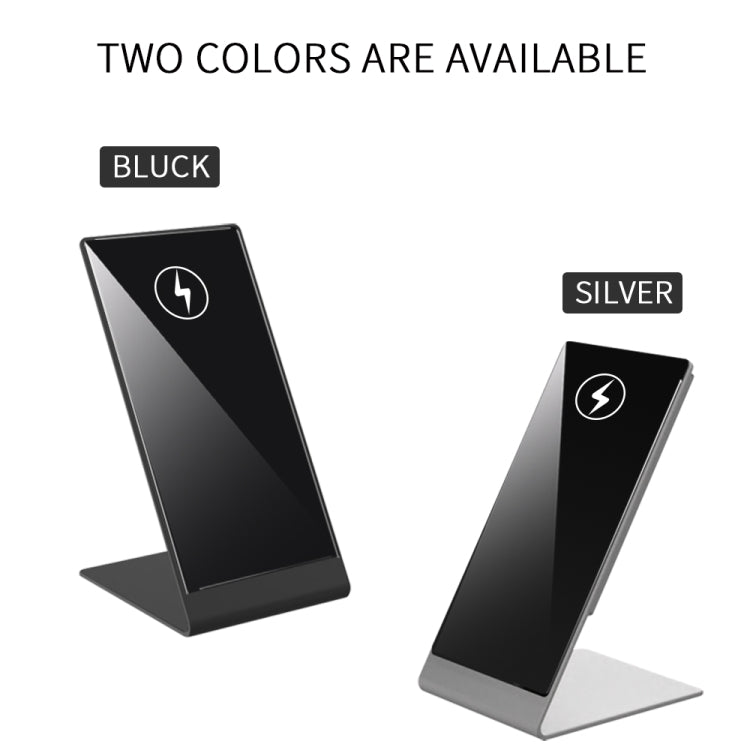 Y13 15W Magnetic Wireless Mobile Phone Holder Charger for iPhone(Silver)