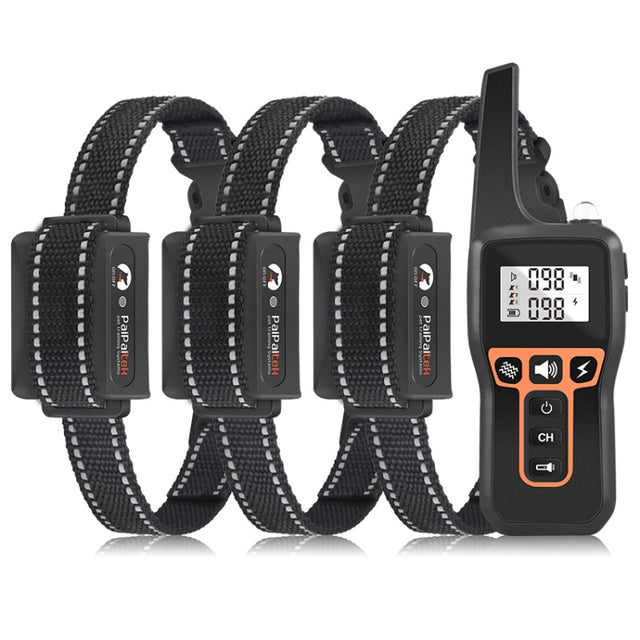 PaiPaitek PD529-3 Remote Control Dog Training Device Voice Control Barking Stopper Electronic Collar Dog Training Device