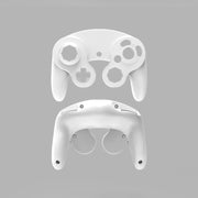 2 PCS Game Single Point Handle Shell Replacement Shell Handle Repair Parts For Nintendo NGC(White)