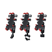 Motorcycle Metal Navigation Mobile Phone Bracket,Style: Handle Installation (Hand Twist)