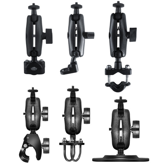 Motorcycle Riding Recorder Bracket Camera Holder, Style: KZ05 + KL04 + KD01