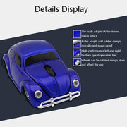 CM0010B 1200 DPI 3-keys Car Shape Wireless Mouse(Red)