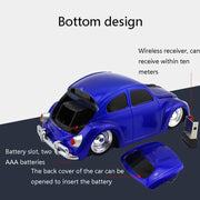 CM0010B 1200 DPI 3-keys Car Shape Wireless Mouse(Blue)