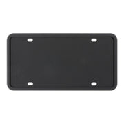 2 Sets Water-resistant Rustproof Non-damaging Car Paint Silicone License Plate Frame, Specification: US Black