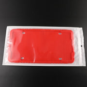 2 Sets Water-resistant Rustproof Non-damaging Car Paint Silicone License Plate Frame, Specification: US Black
