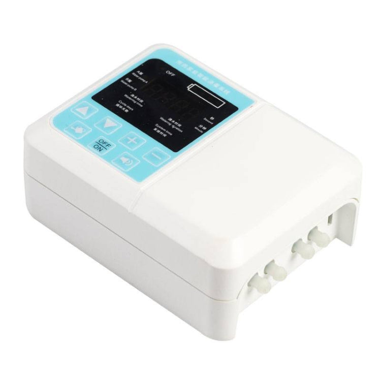 G89456 Solar Intelligent Voice Timing Automatic Flower Watering Device Lazy Plant Dripper, Specification: Single Pump 10 Sets(White)