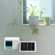 G89456 Solar Intelligent Voice Timing Automatic Flower Watering Device Lazy Plant Dripper, Specification: Single Pump 10 Sets(White)