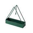 Simple Hangable Wrought Iron Mosquito Coil Holder Portable Fireproof Mosquito Coil Tray Incense Burner Ornaments Triangle ( Ink Green) - Mosquito Coil Tray by PMC TechLife | Online Shopping South Africa | PMC TechLife | Buy Now Pay Later Mobicred