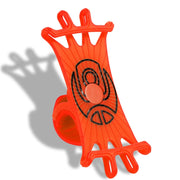 Multifunctional Silicone Bicycle Mobile Phone Holder Motorcycle Riding Navigation Fixed Bracket(Orange)
