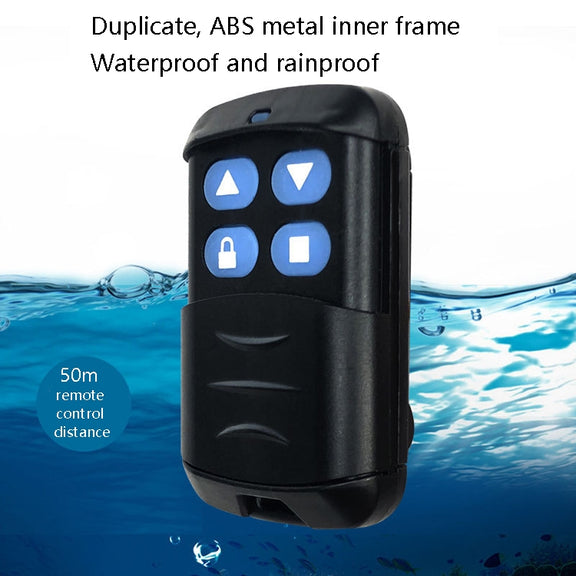 2 PCS Electric Roller Shutter Water-resistant Copy Universal Remote Controller Garage Door Remote Control Key(330MHz)