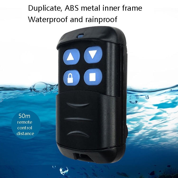 2 PCS Electric Roller Shutter Water-resistant Copy Universal Remote Controller Garage Door Remote Control Key(315MHz)