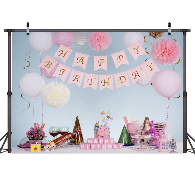 2.1m X 1.5m One Year Old Birthday Photography Background Party Decoration Hanging Cloth(587)
