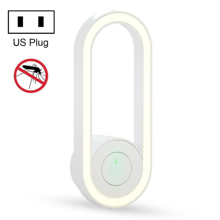 TS-06-13 Ultrasonic Mosquito Repellent Electronic Night Light Mosquito Repellent US Plug(White)