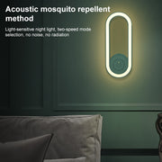 TS-06-13 Ultrasonic Mosquito Repellent Electronic Night Light Mosquito Repellent US Plug(White)