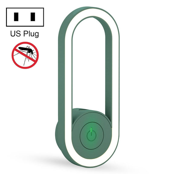 TS-06-13 Ultrasonic Mosquito Repellent Electronic Night Light Mosquito Repellent US Plug(Green)