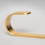 Brass Gold Color Brushed Hook Punch-Free Metal Hanging Hook, Specification: Small
