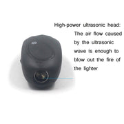 Portable Dog Repeller Adjustable Frequency Ultrasonic Dog Training Device(Gray)