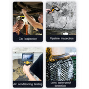 Industrial Dual-Lens Endoscope HD Handheld Screen Pipe Car Inspection Tool, Specification: Line Length 5m