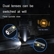 Industrial Dual-Lens Endoscope HD Handheld Screen Pipe Car Inspection Tool, Specification: Line Length 10m