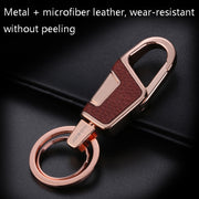 JOBON ZB-6611 Car Keychain Men Waist Hanging Keychain Simple Key Rings(Black)