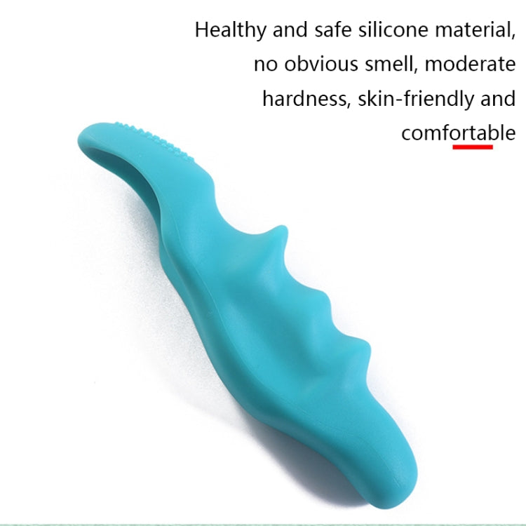 Silicone Thumb Bump Massager Muscle Relaxation Massage Fascia Device, Specification: Thumb Pink