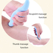 Silicone Thumb Bump Massager Muscle Relaxation Massage Fascia Device, Specification: Thumb Green
