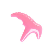 Silicone Thumb Bump Massager Muscle Relaxation Massage Fascia Device, Specification: Resin Pink