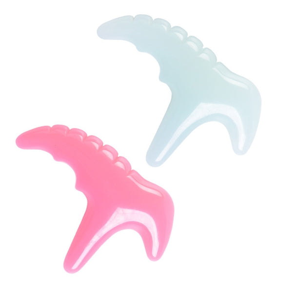 Silicone Thumb Bump Massager Muscle Relaxation Massage Fascia Device, Specification: Resin Pink