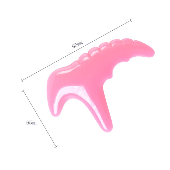 Silicone Thumb Bump Massager Muscle Relaxation Massage Fascia Device, Specification: Resin Pink