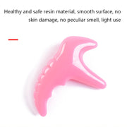 Silicone Thumb Bump Massager Muscle Relaxation Massage Fascia Device, Specification: Resin Pink