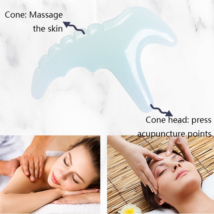 Silicone Thumb Bump Massager Muscle Relaxation Massage Fascia Device, Specification: Resin Pink