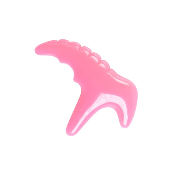 Silicone Thumb Bump Massager Muscle Relaxation Massage Fascia Device, Specification: Resin Pink