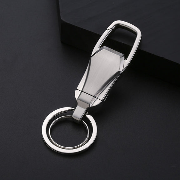 JOBON ZB-8780 Multi-Function Keychain Man Portable Mobile Phone Bracket Metal Waist Car Keychain(Silver)